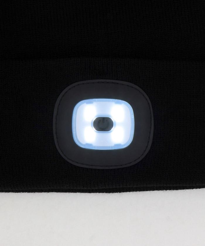 可充電LED燈發光針織帽