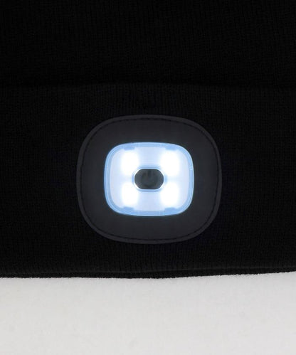 可充電LED燈發光針織帽