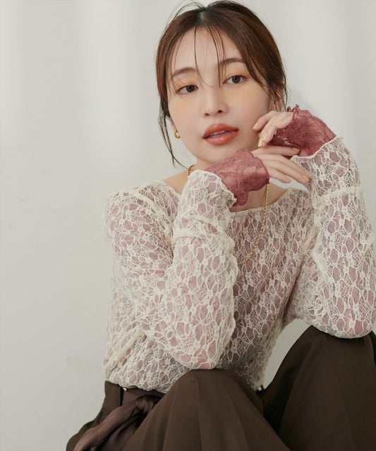 雙面蕾絲上衣
