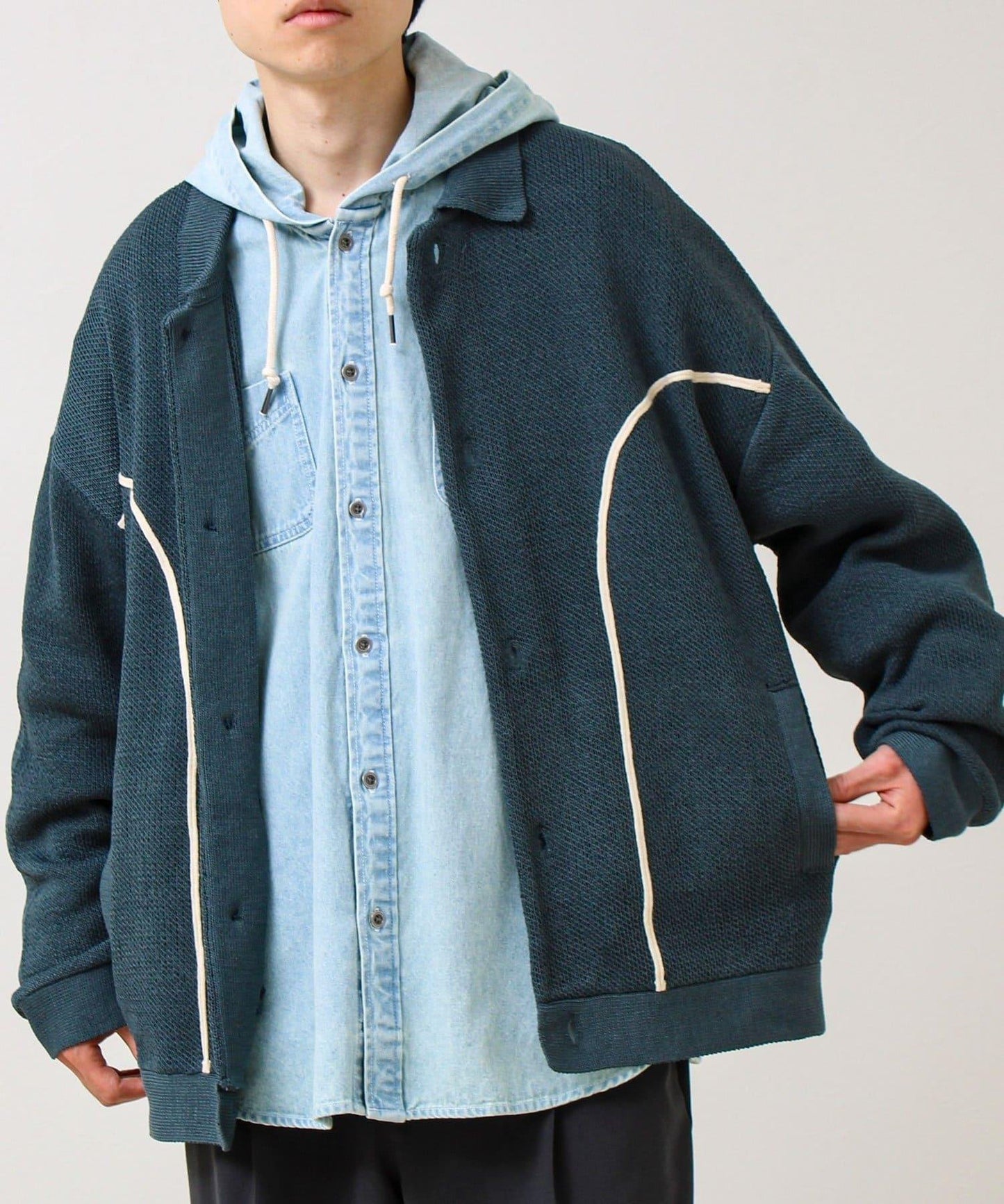 西部風格針織開衫