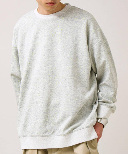 星星圖案抓絨圓領衛衣