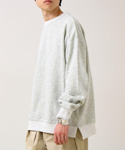 星星圖案抓絨圓領衛衣