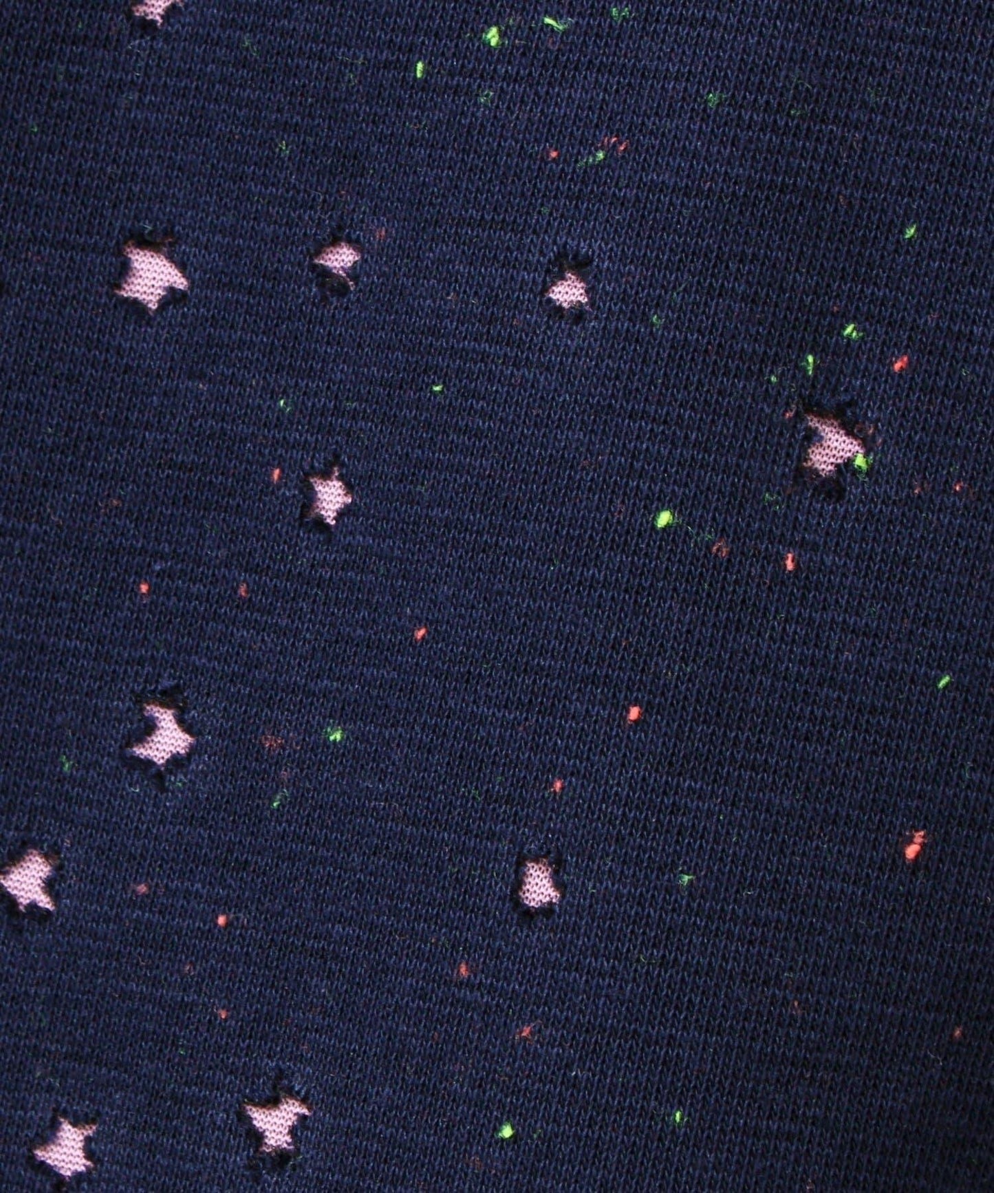 星星圖案抓絨圓領衛衣