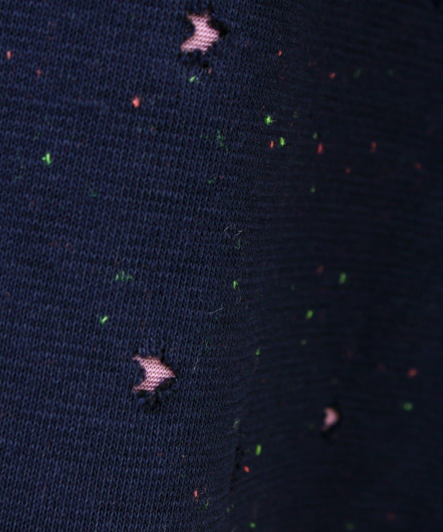 星星圖案抓絨圓領衛衣