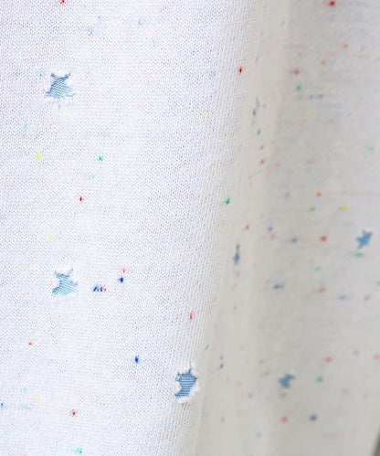 星星圖案抓絨圓領衛衣