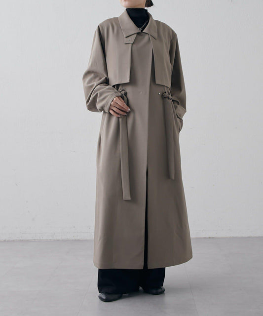 多功能層疊立領大衣