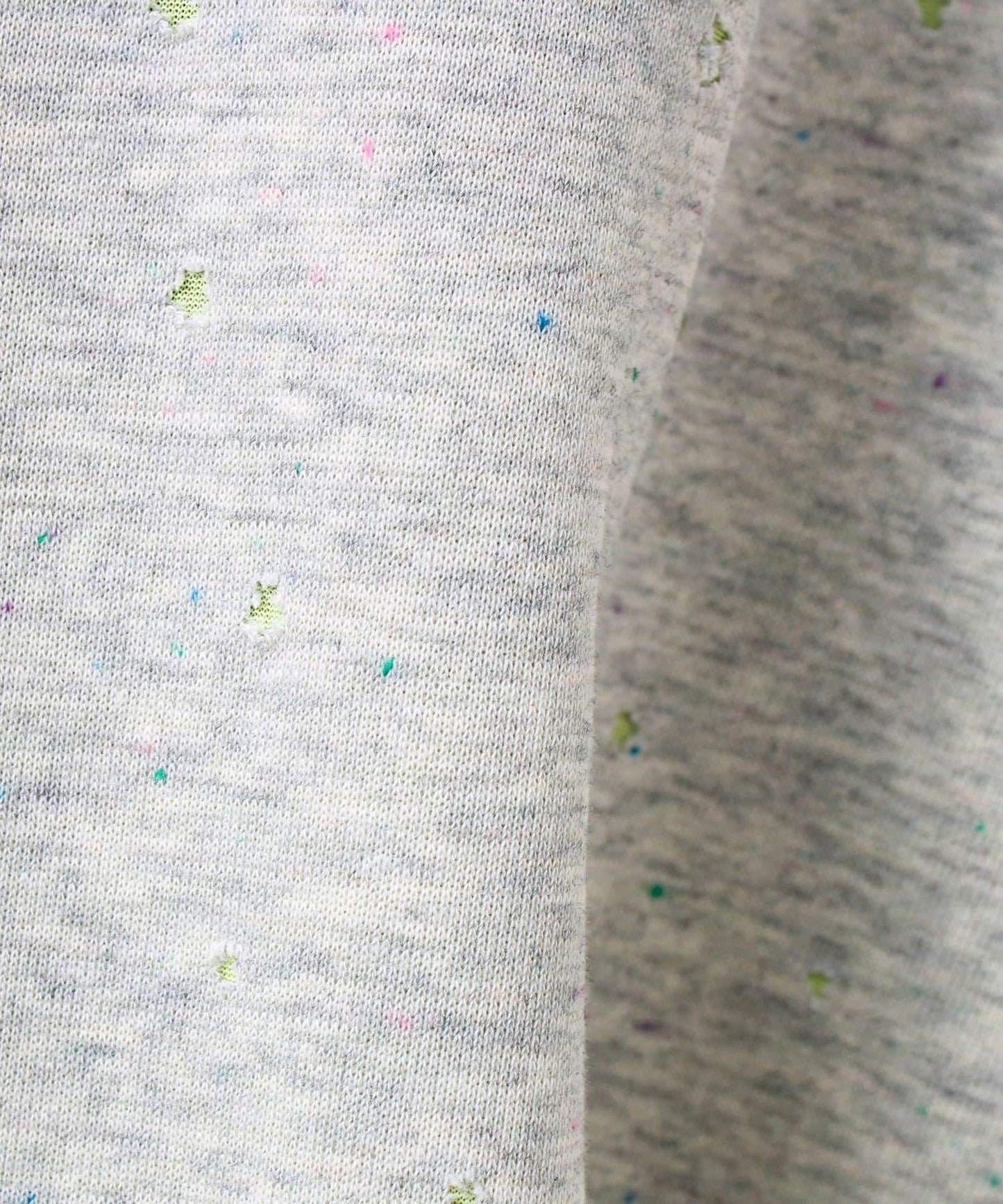 星星圖案抓絨圓領衛衣