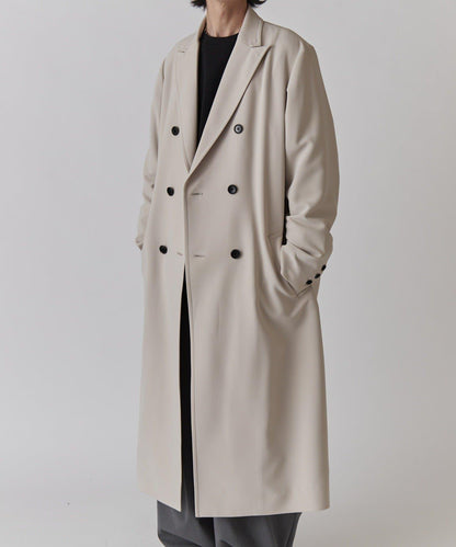 雙排扣春季長款大衣