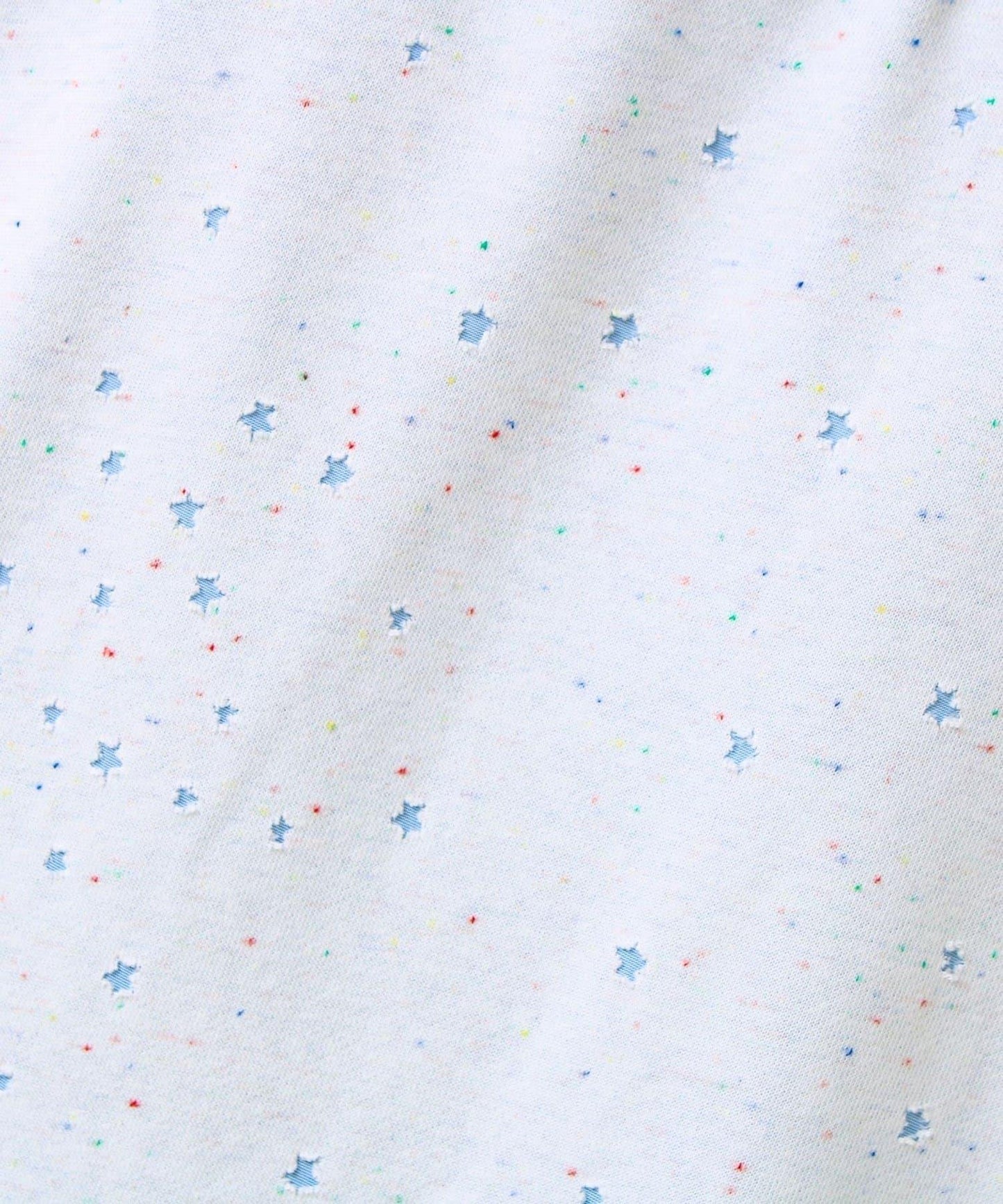 星星圖案抓絨圓領衛衣