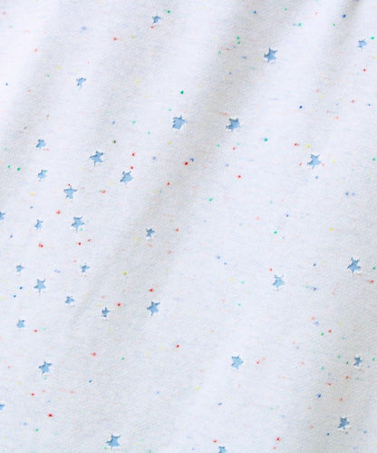 星星圖案抓絨圓領衛衣