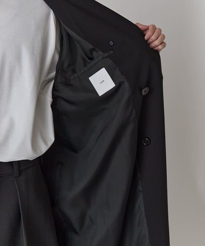 雙排扣春季長款大衣