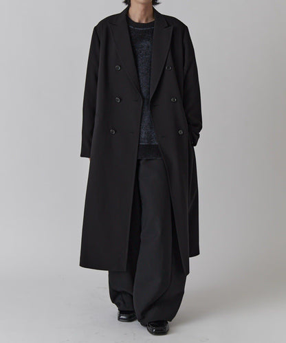 雙排扣春季長款大衣