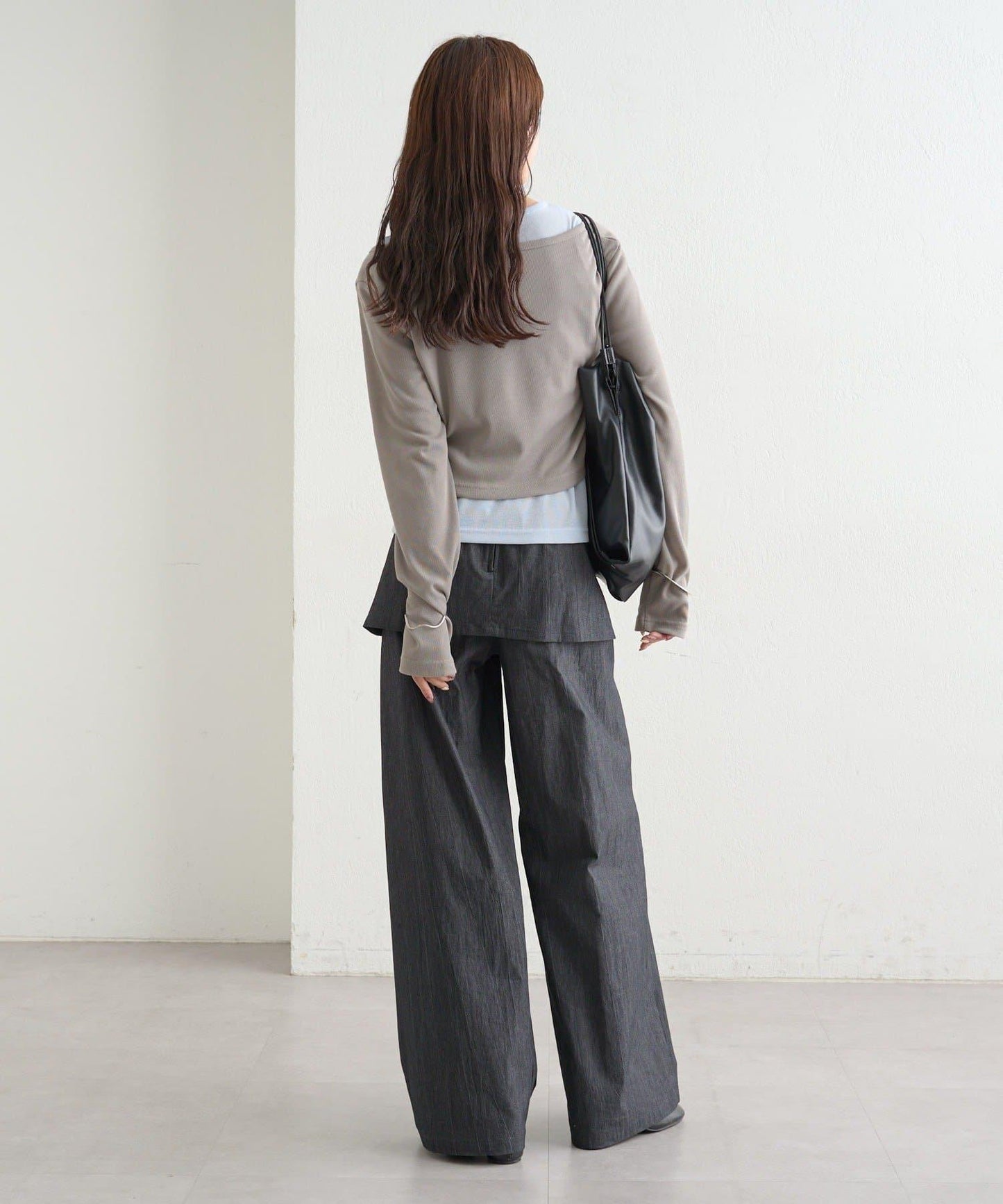 拼色層疊長袖T恤