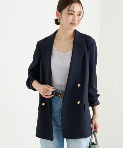 【可通勤休閒兩用】乾爽斜紋布尖領西裝外套/預計2月上旬發貨
