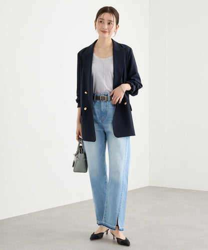【可通勤休閒兩用】乾爽斜紋布尖領西裝外套/預計2月上旬發貨
