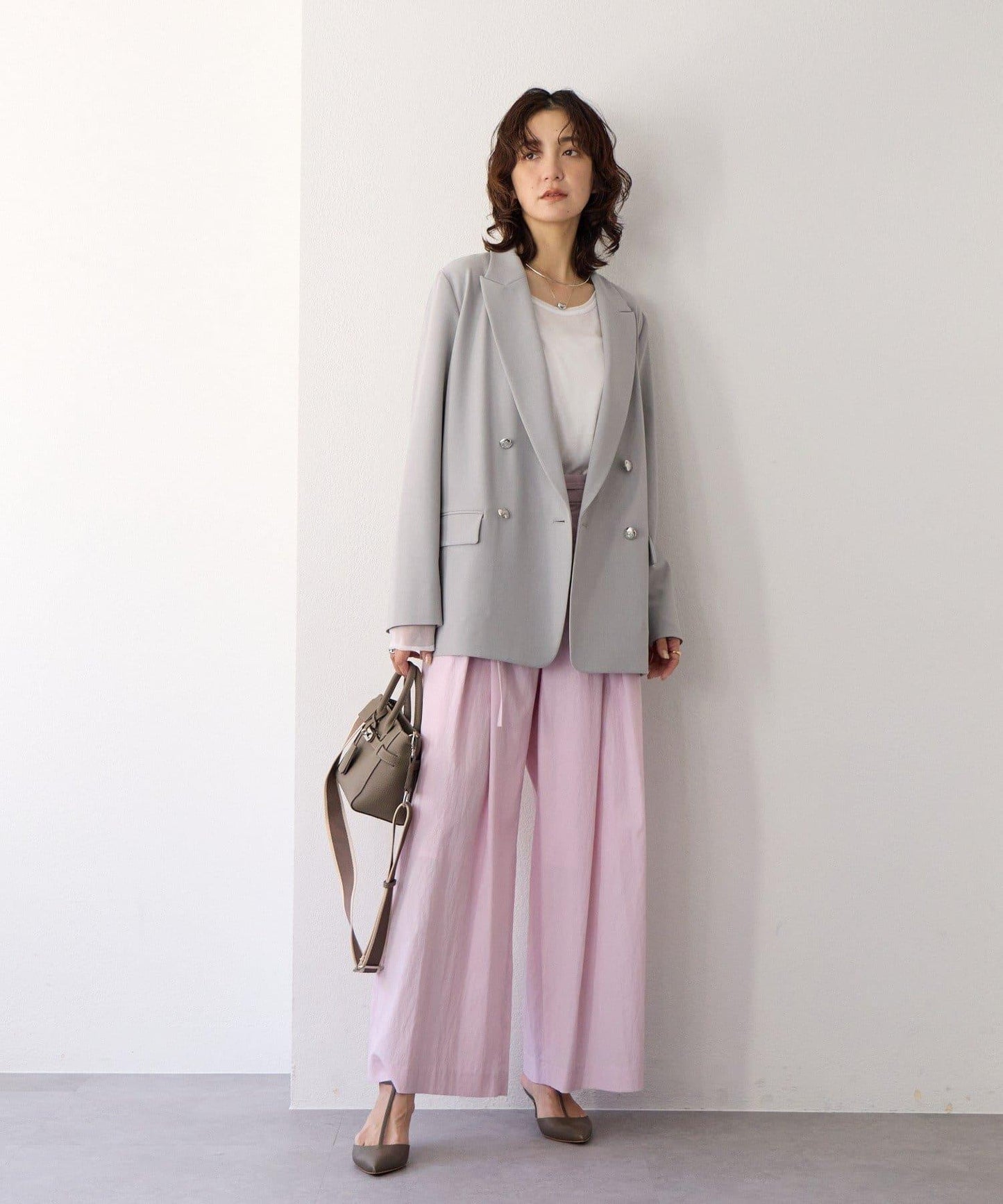 【可通勤休閒兩用】乾爽斜紋布尖領西裝外套/預計2月上旬發貨