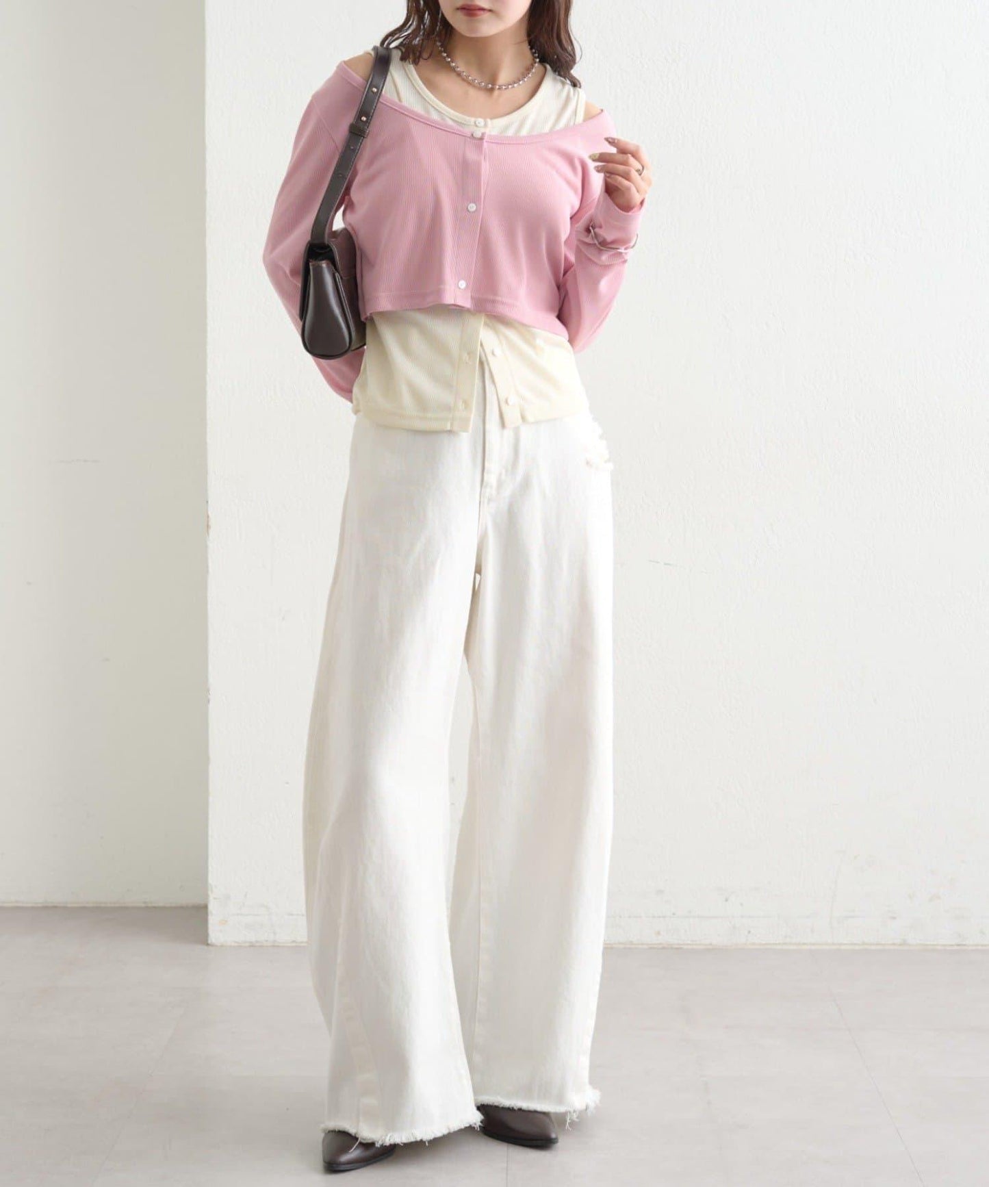 拼色層疊長袖T恤