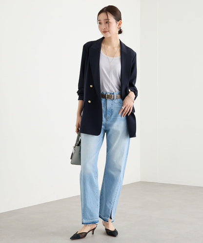 【可通勤休閒兩用】乾爽斜紋布尖領西裝外套/預計2月上旬發貨