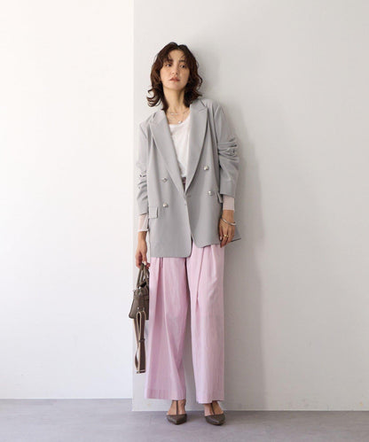 【可通勤休閒兩用】乾爽斜紋布尖領西裝外套/預計2月上旬發貨