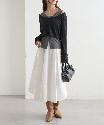 拼色層疊長袖T恤