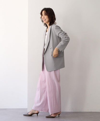 【可通勤休閒兩用】乾爽斜紋布尖領西裝外套/預計2月上旬發貨