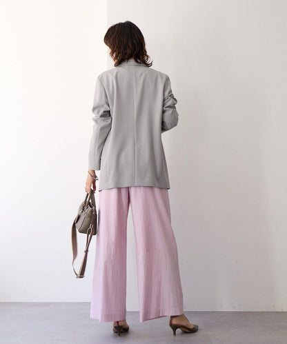 【可通勤休閒兩用】乾爽斜紋布尖領西裝外套/預計2月上旬發貨