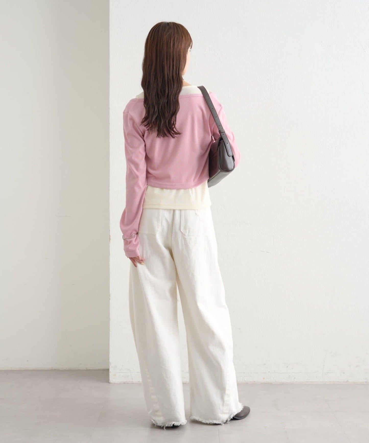 拼色層疊長袖T恤