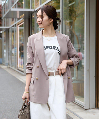 【可通勤休閒兩用】乾爽斜紋布尖領西裝外套/預計2月上旬發貨