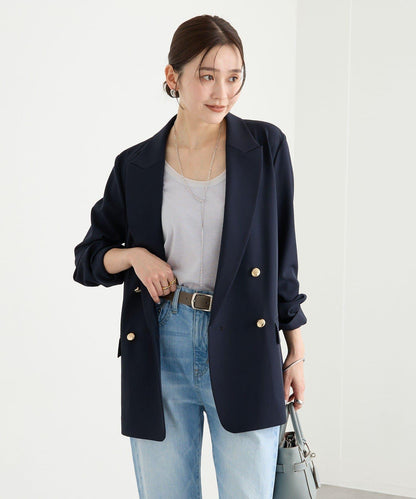 【可通勤休閒兩用】乾爽斜紋布尖領西裝外套/預計2月上旬發貨