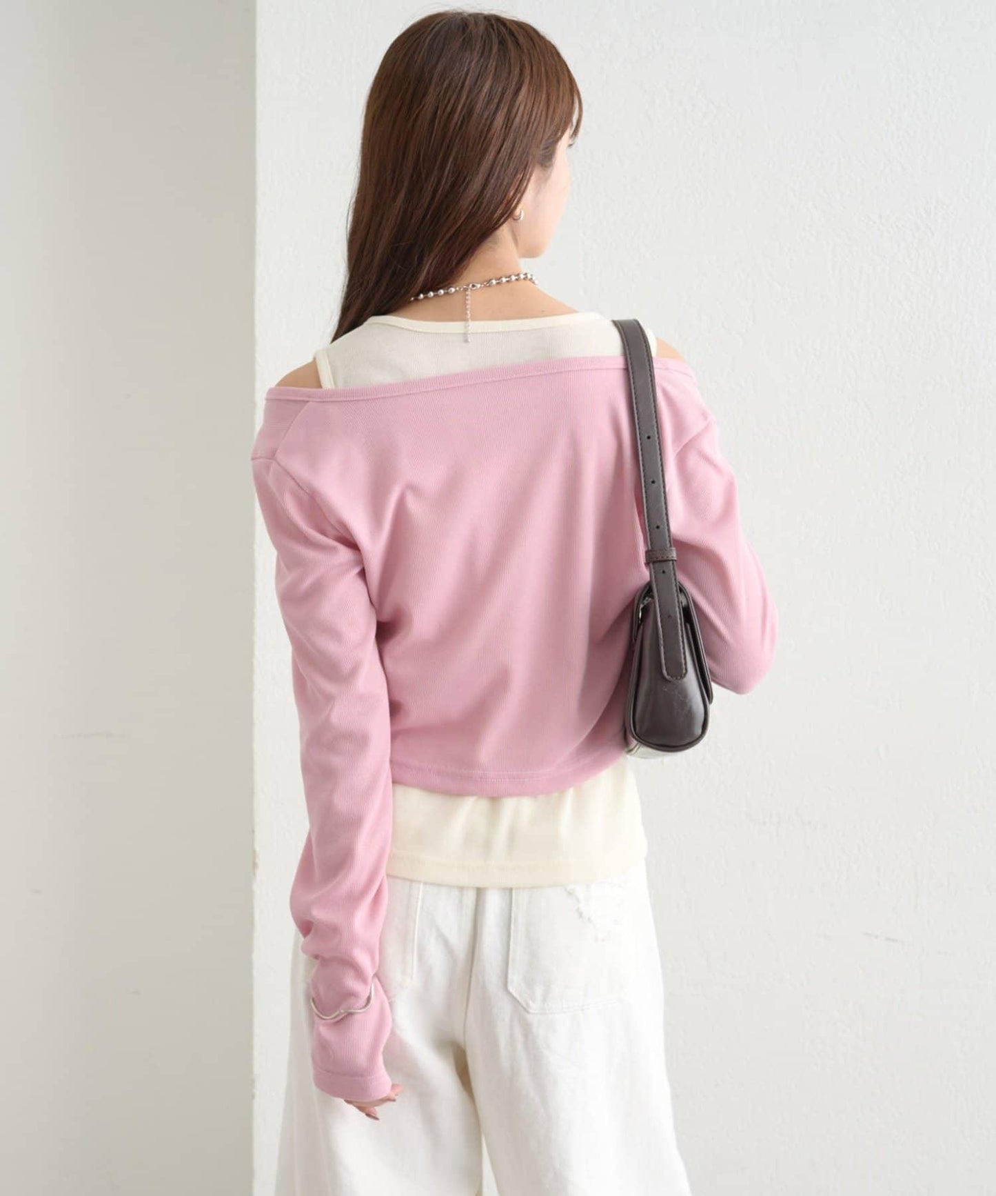 拼色層疊長袖T恤