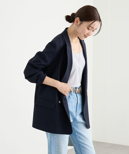 【可通勤休閒兩用】乾爽斜紋布尖領西裝外套/預計2月上旬發貨