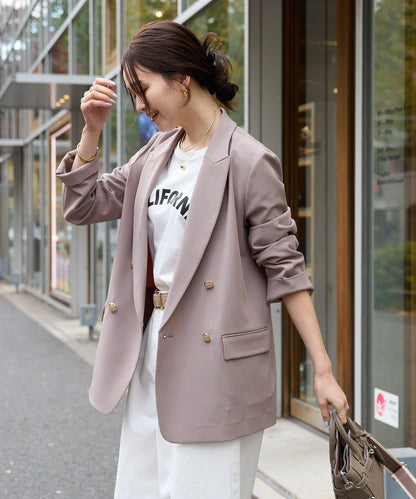 【可通勤休閒兩用】乾爽斜紋布尖領西裝外套/預計2月上旬發貨