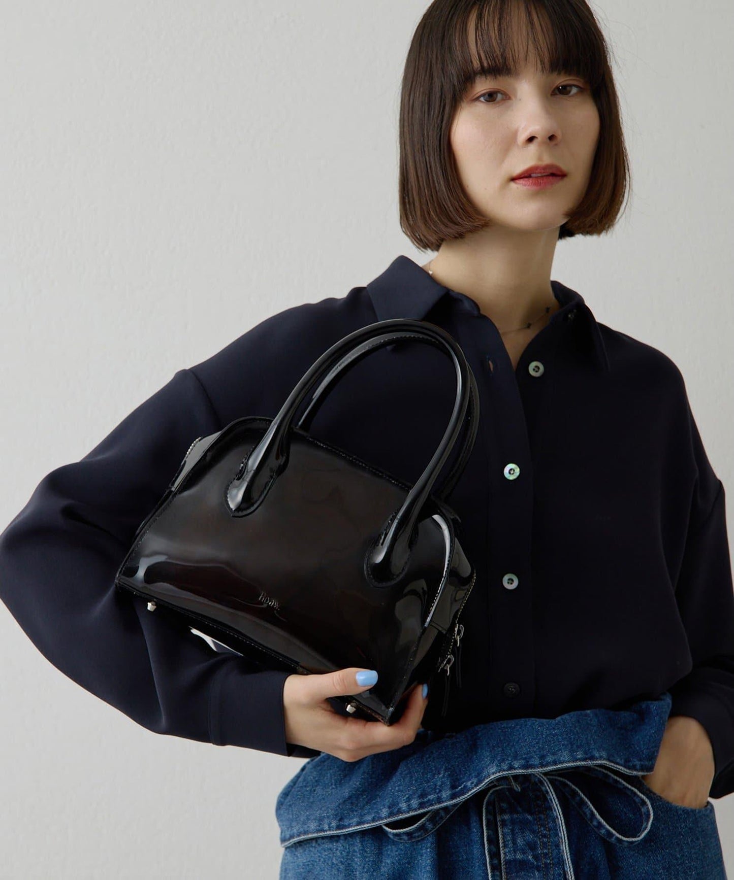 【Hoaw.】PVC波士頓包 S