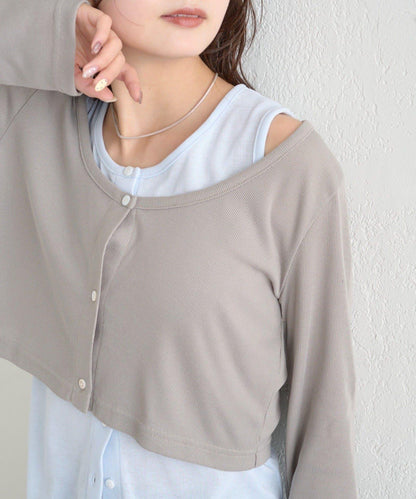 拼色層疊長袖T恤