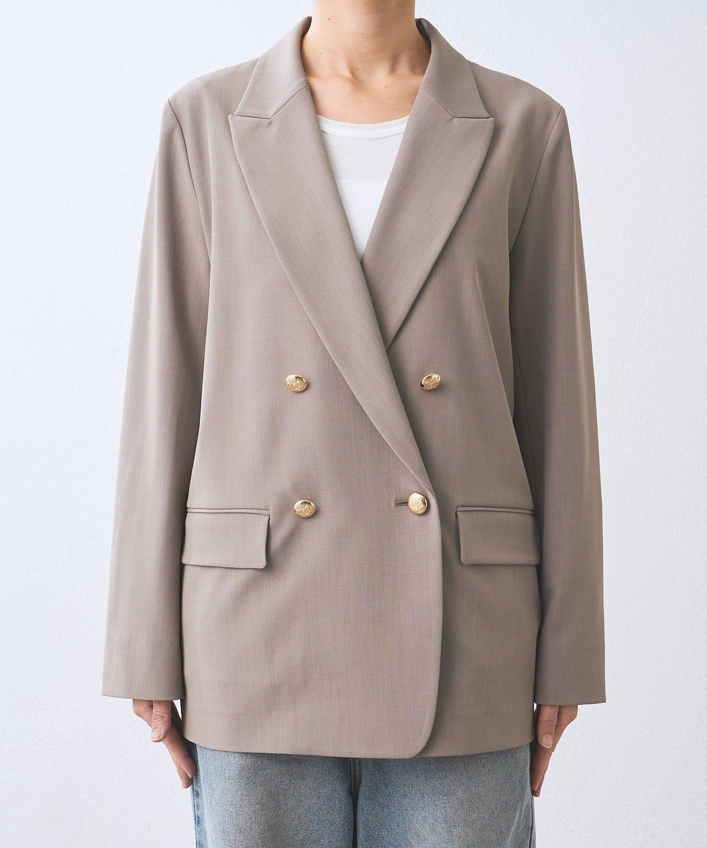 【可通勤休閒兩用】乾爽斜紋布尖領西裝外套/預計2月上旬發貨