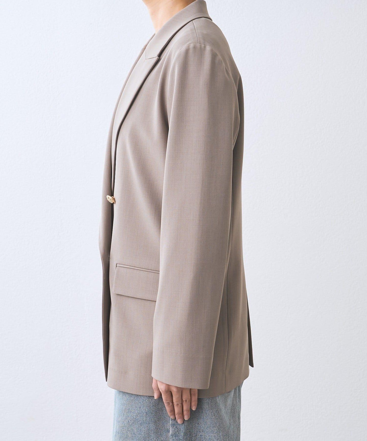 【可通勤休閒兩用】乾爽斜紋布尖領西裝外套/預計2月上旬發貨