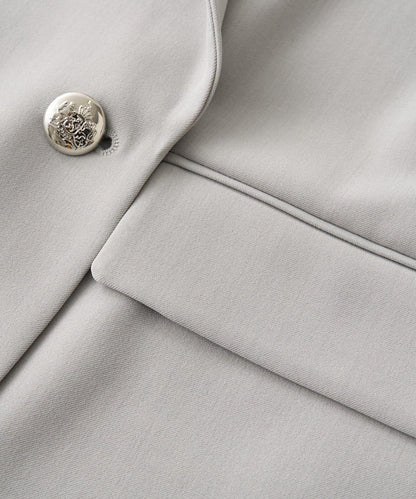 【可通勤休閒兩用】乾爽斜紋布尖領西裝外套/預計2月上旬發貨