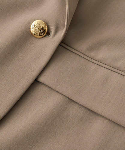 【可通勤休閒兩用】乾爽斜紋布尖領西裝外套/預計2月上旬發貨