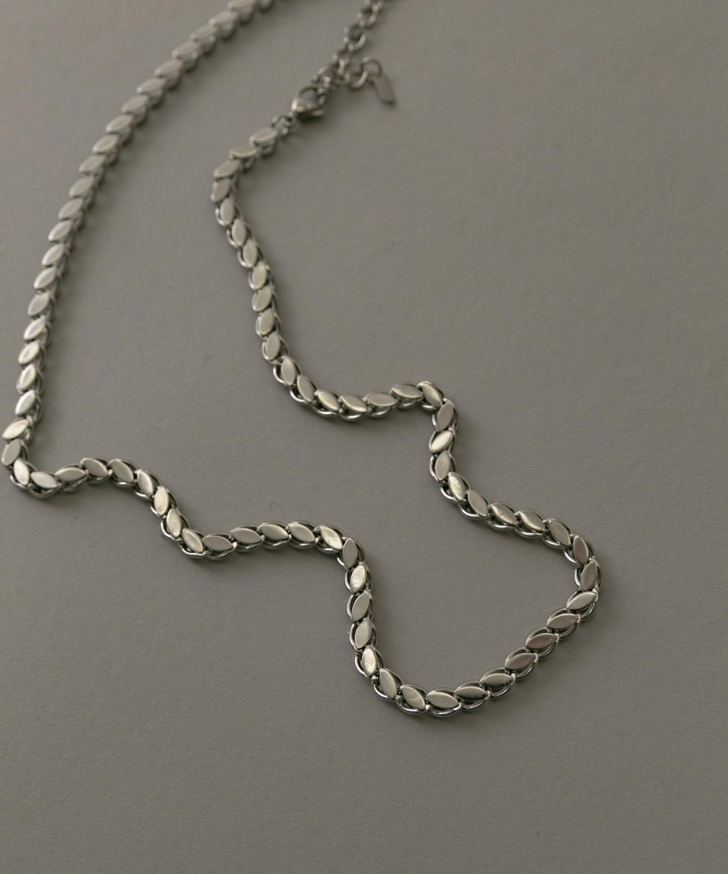 不鏽鋼樹葉造型鏈條項鍊