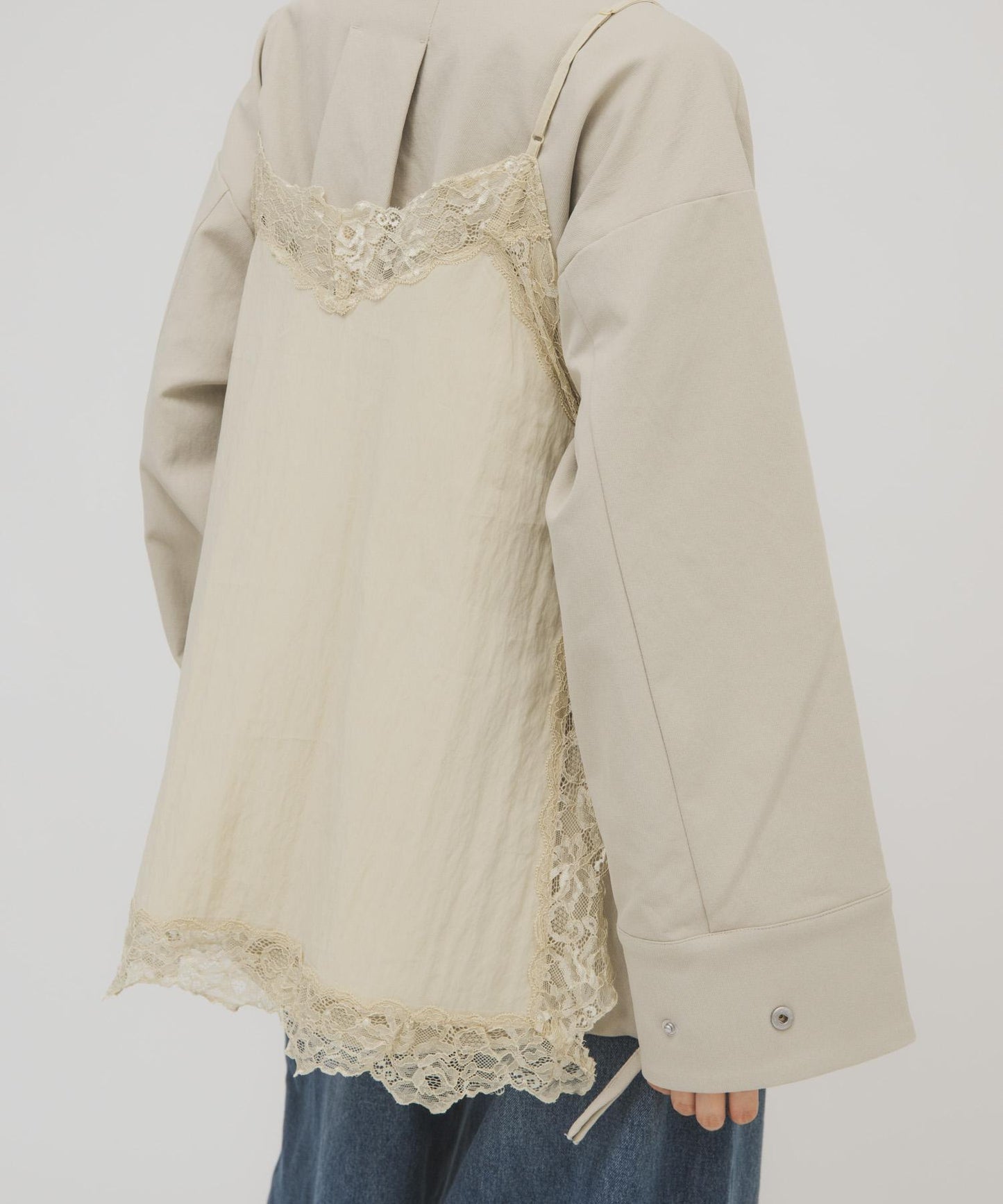 復古風蕾絲吊帶背心