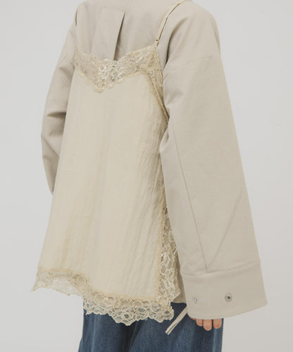 復古風蕾絲吊帶背心