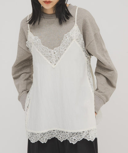 復古風蕾絲吊帶背心