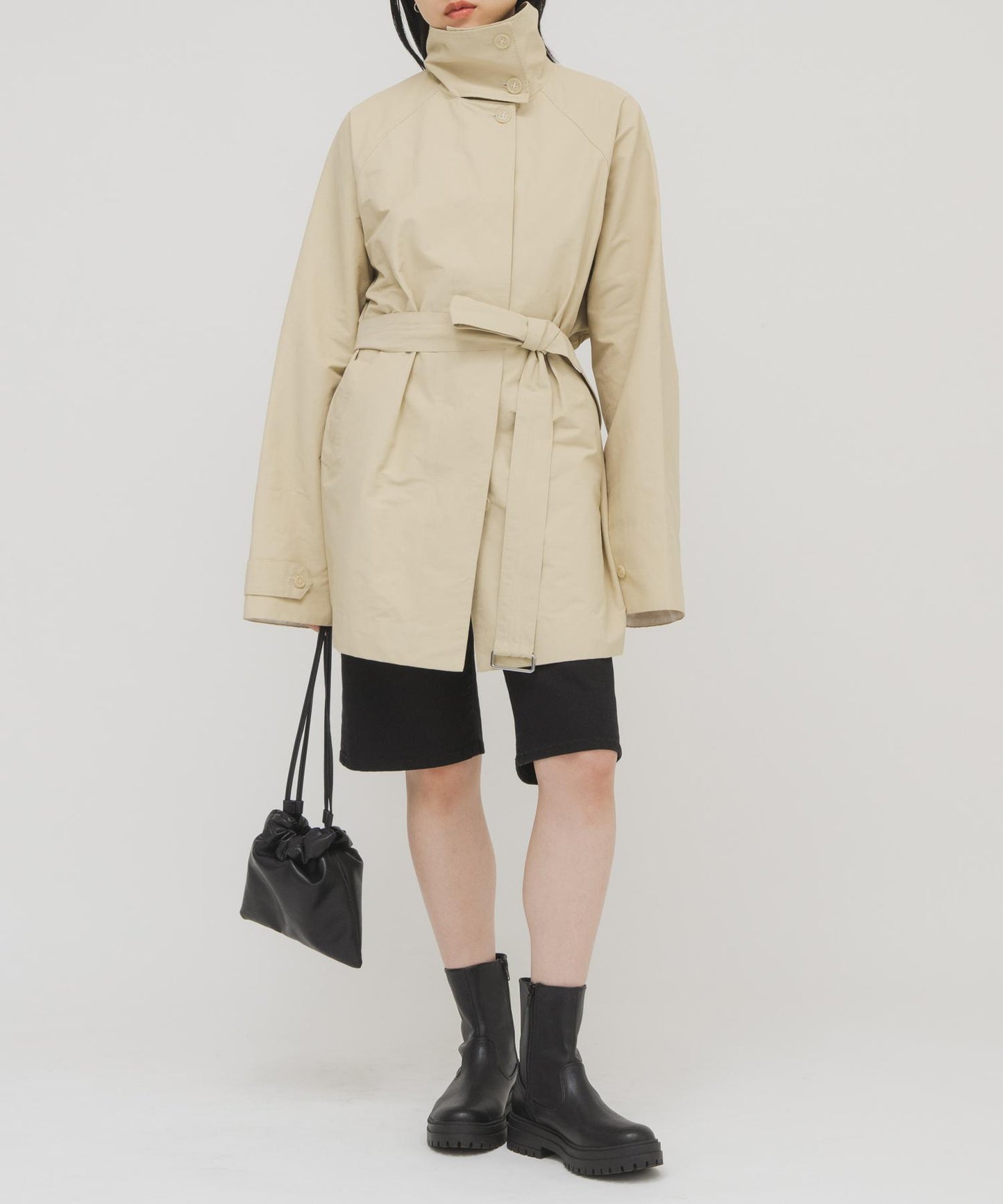 帳篷版型寬鬆中長款大衣