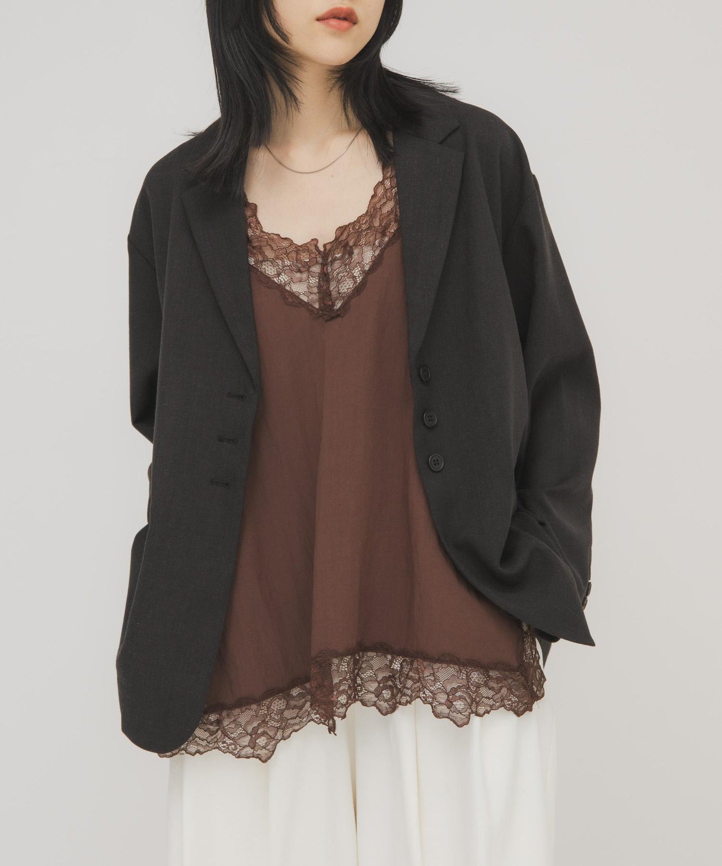 復古風蕾絲吊帶背心