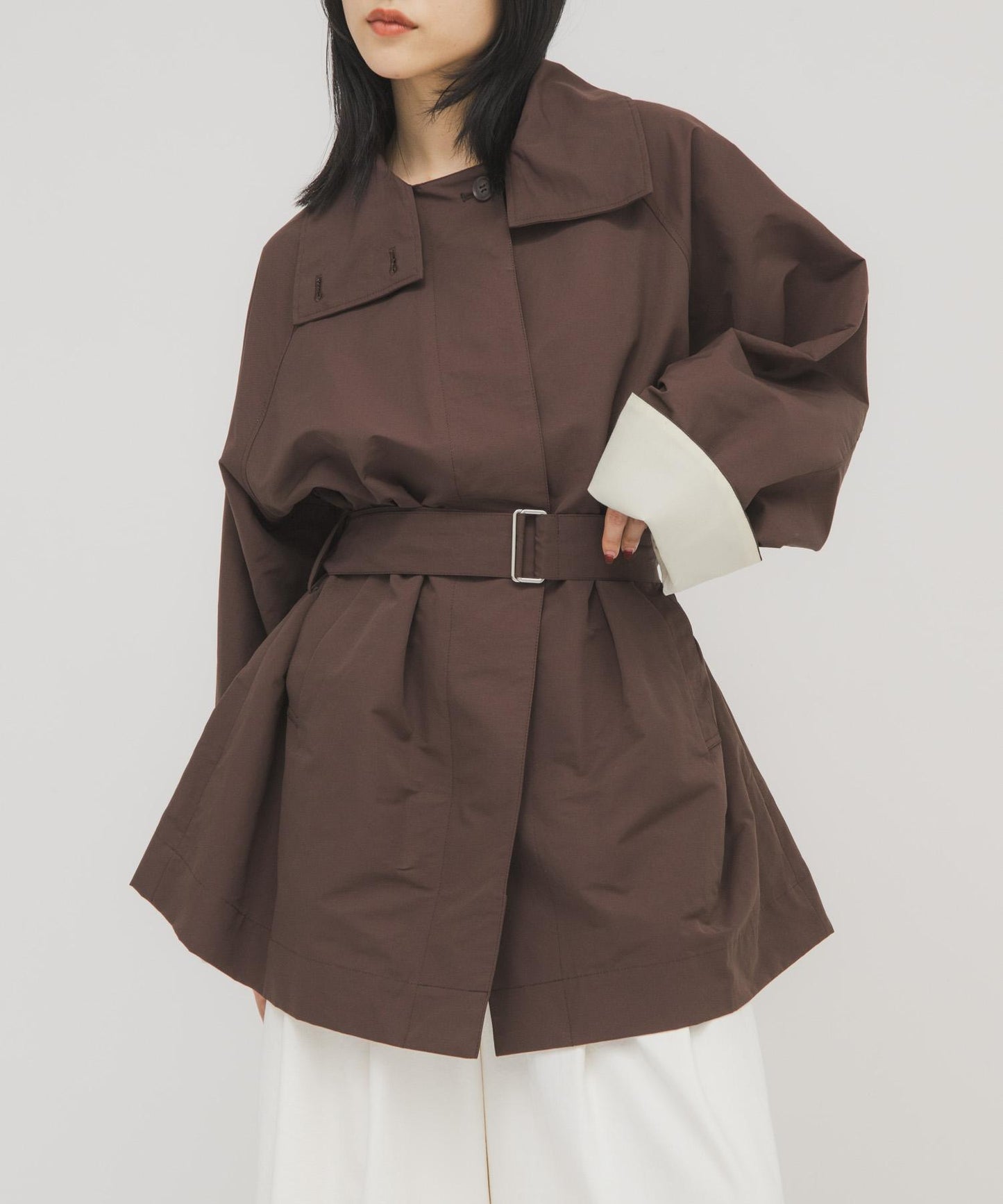 帳篷版型寬鬆中長款大衣