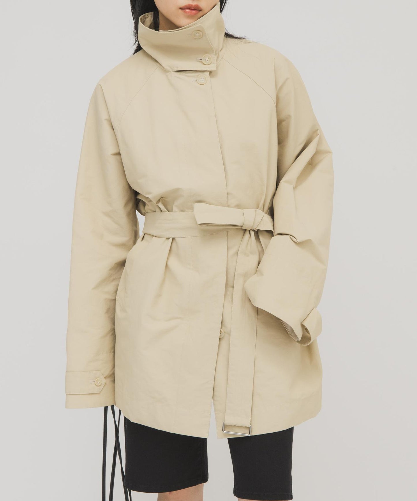 帳篷版型寬鬆中長款大衣