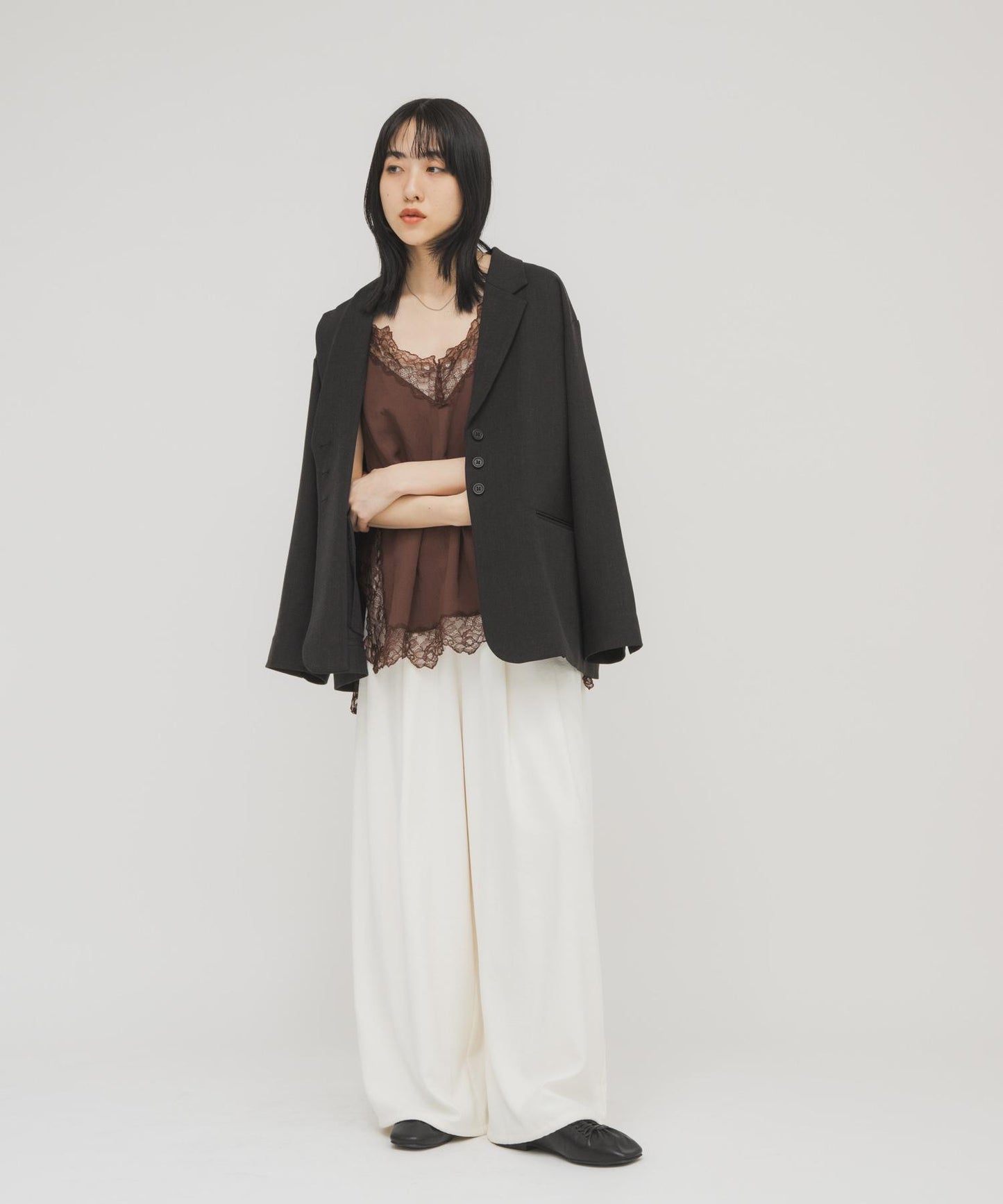 復古風蕾絲吊帶背心