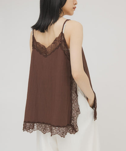 復古風蕾絲吊帶背心