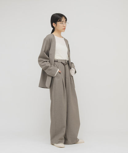 2尺碼可選腰帶套裝西裝褲