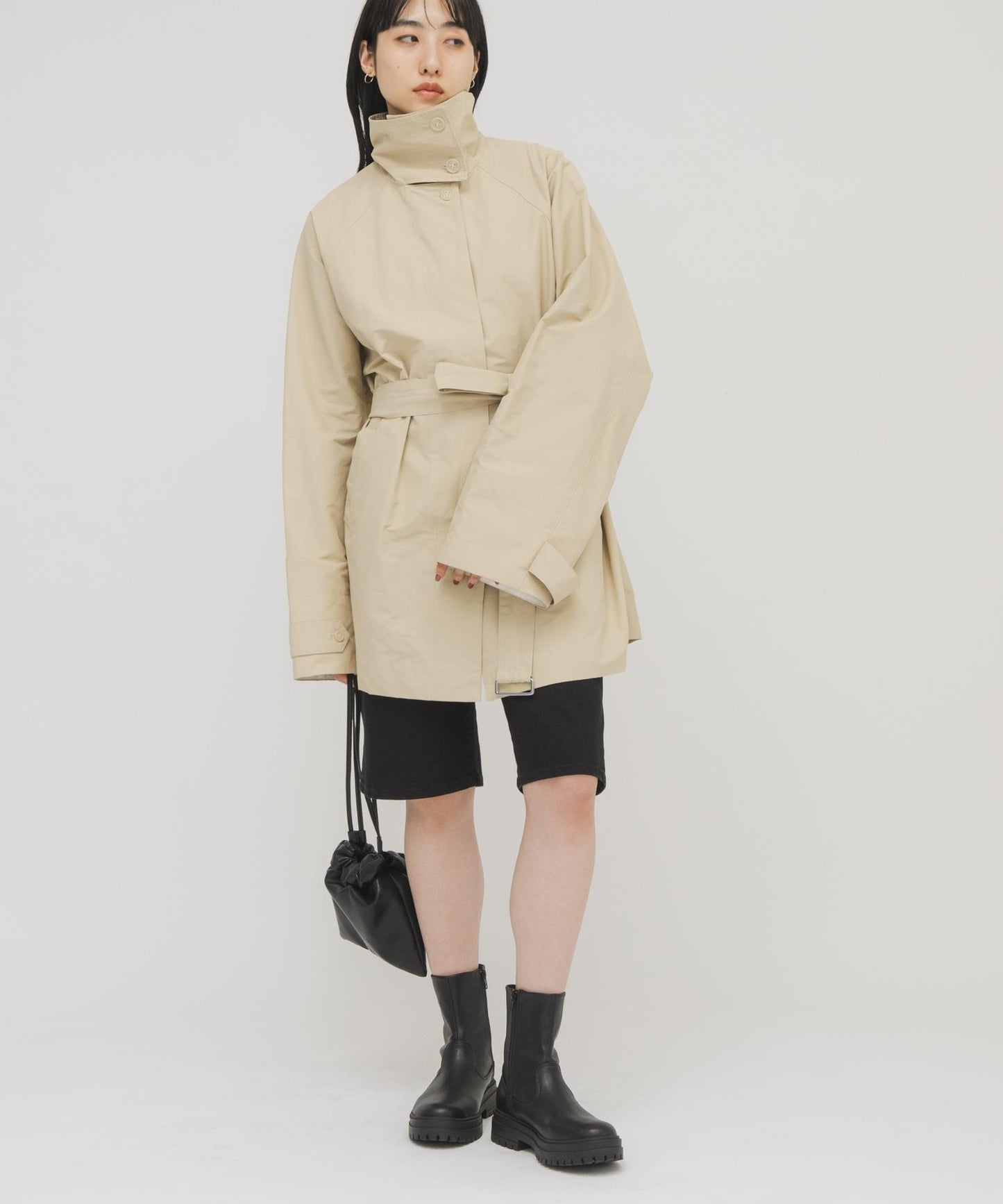 帳篷版型寬鬆中長款大衣